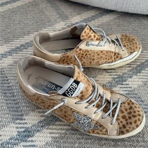 Golden Goose Giraffe Silver Star Sneaker
